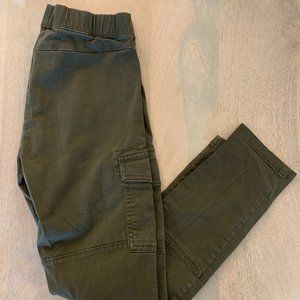 Gap Cargo Jeggings, Olive, Size 4